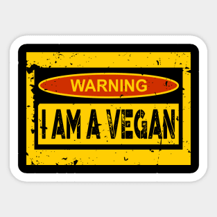 I am a vegan Sticker